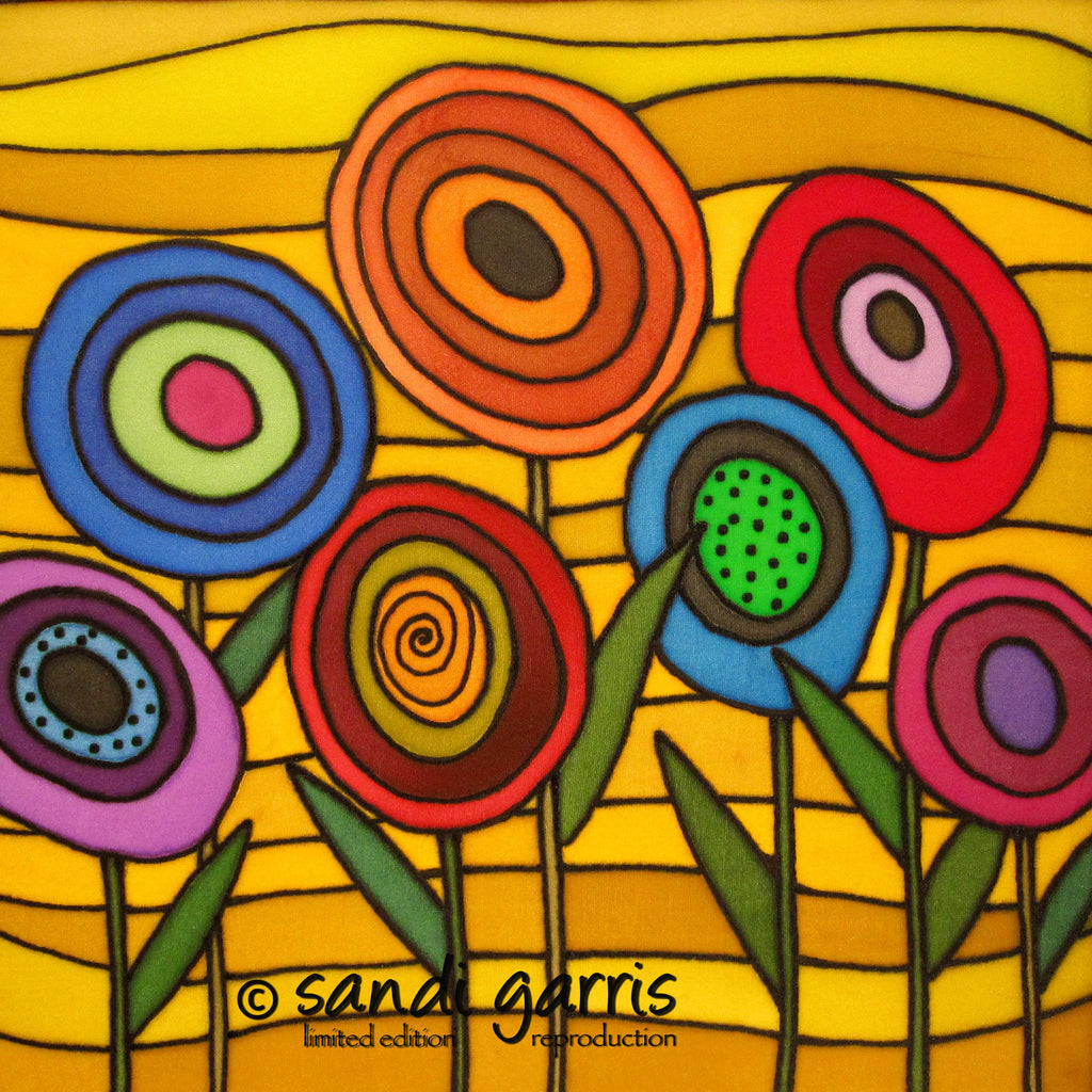 Wild Flowers 14 X 14