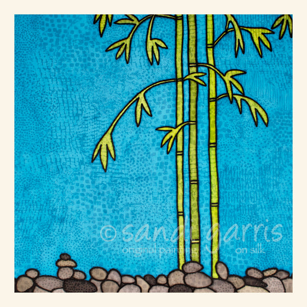 Beginners Mind - Turquoise  20 X 20
