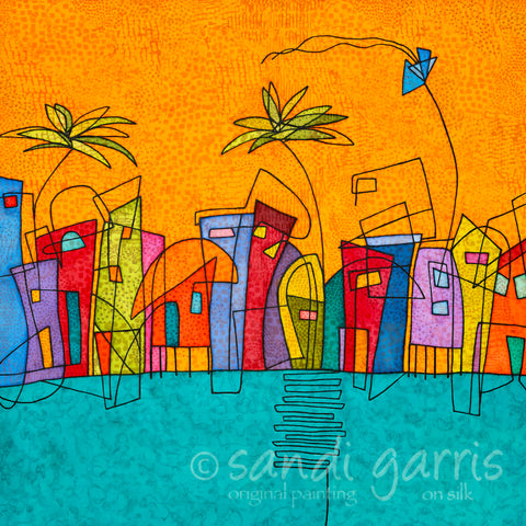 Cottages By the Sea  12X12