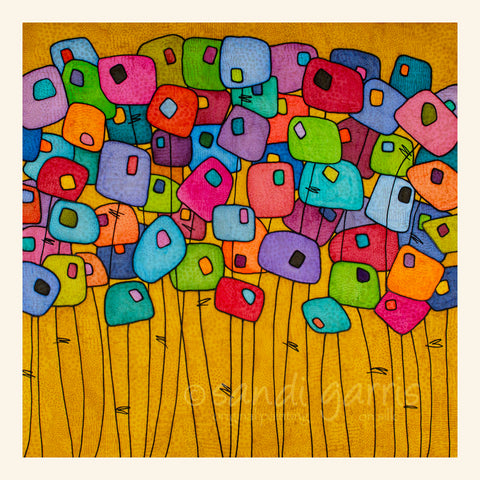 Dizzy's Bebop  30 x 30