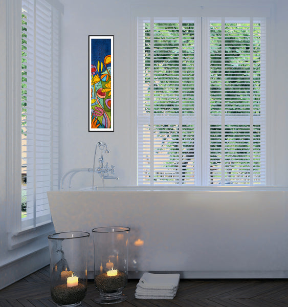 Garden Blues lll  10X32