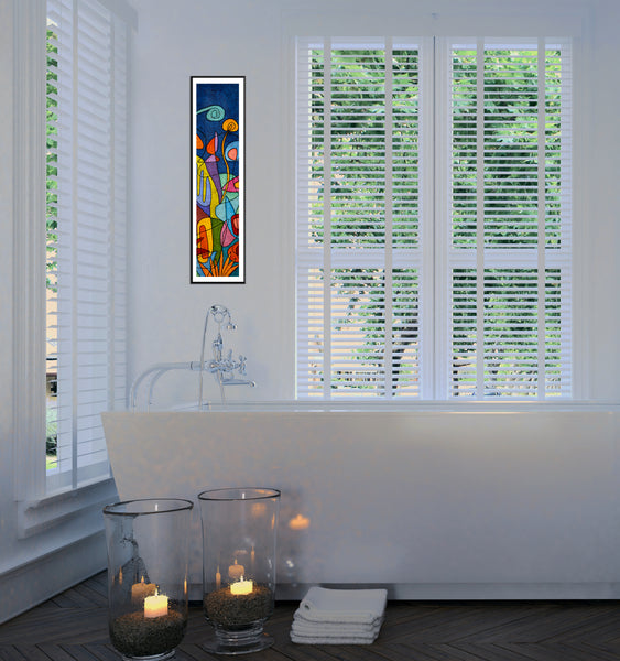 Garden Blues ll  10X32