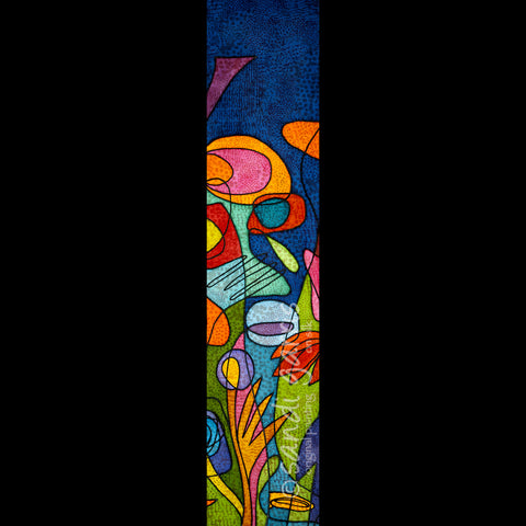 Garden Blues l  10X32