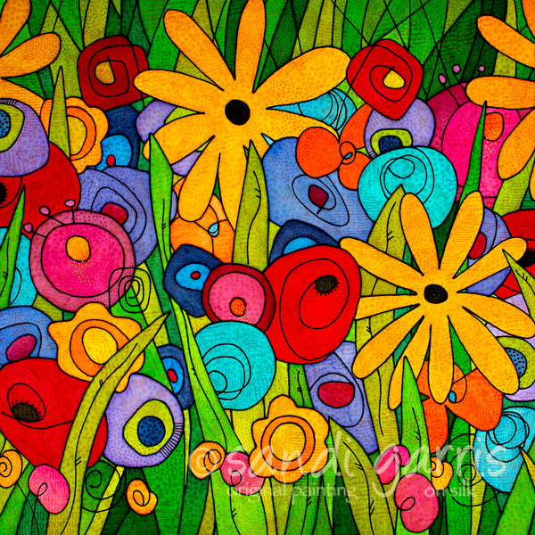 Midsummer Wild  12X12