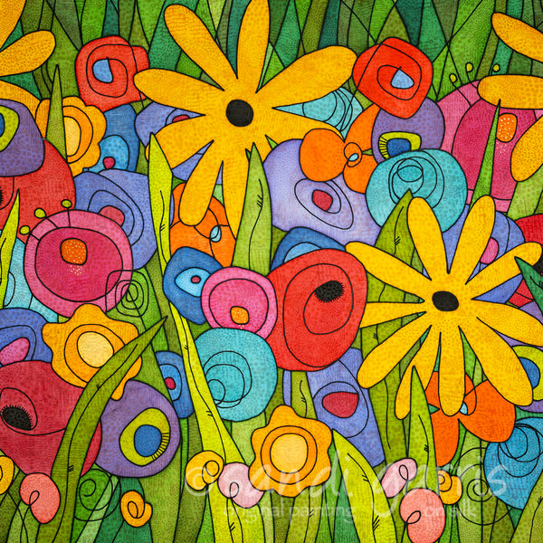 Midsummer Wild  12X12