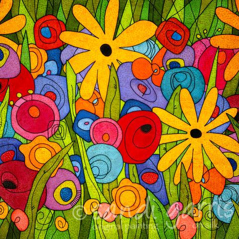 Midsummer Wild  30X30