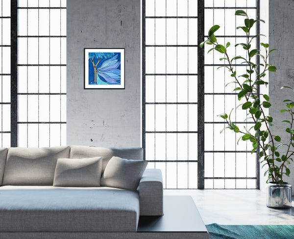 Nature Lover - Blue  20 x 20