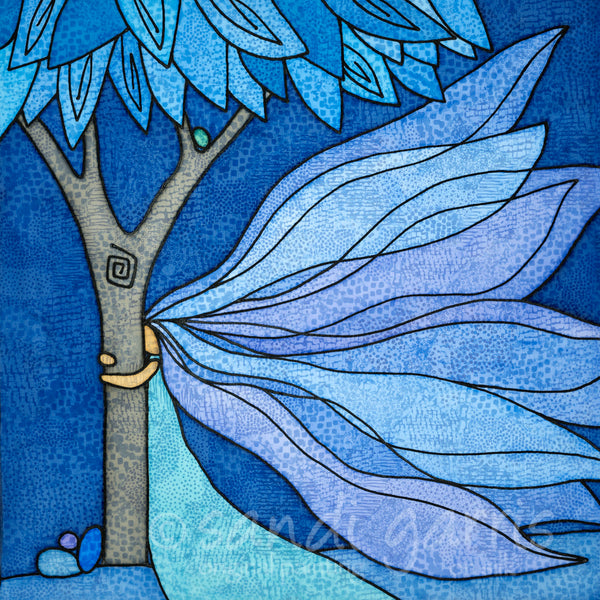 Nature Lover - Blue  20 x 20