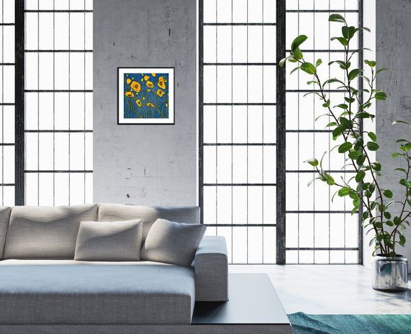 Poppies of Rome  20X20