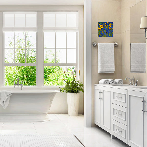 Poppies of Rome  12X12