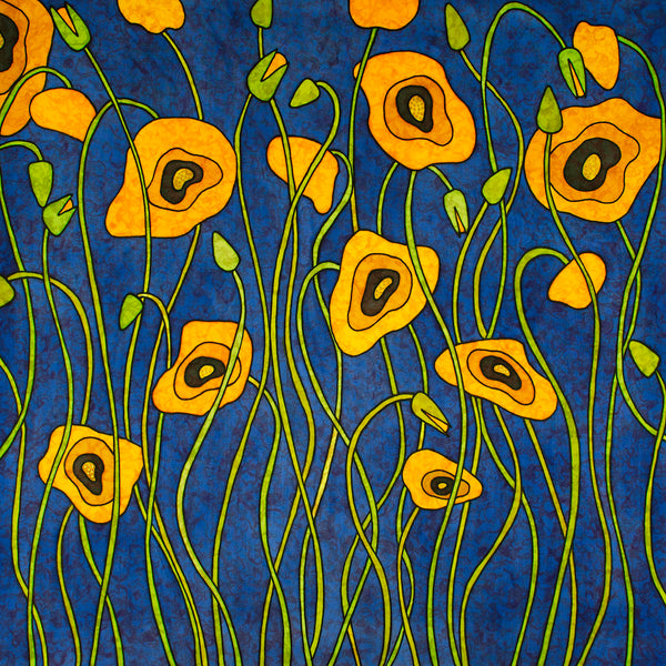 Poppies of Rome  30X30