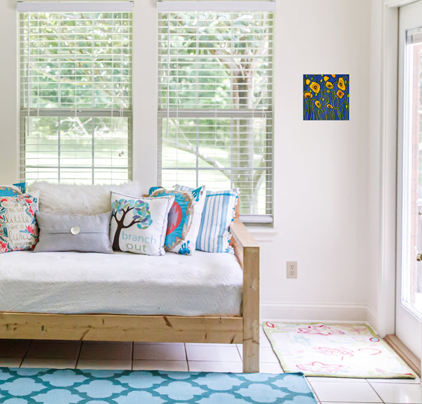 Poppies of Rome  12X12