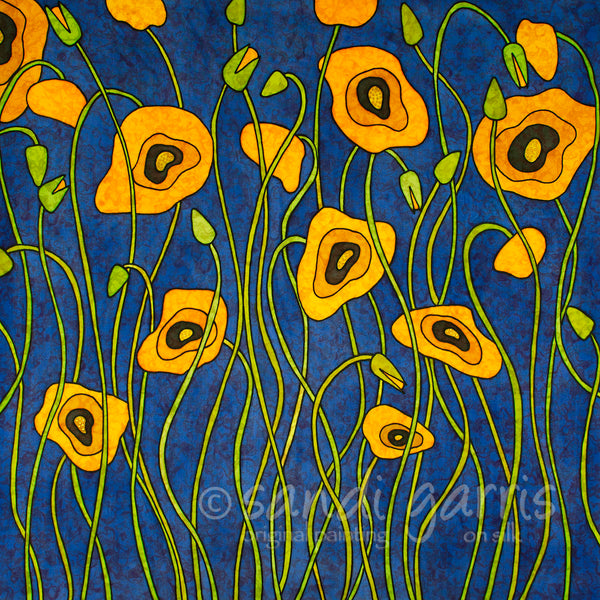 Poppies of Rome  12X12