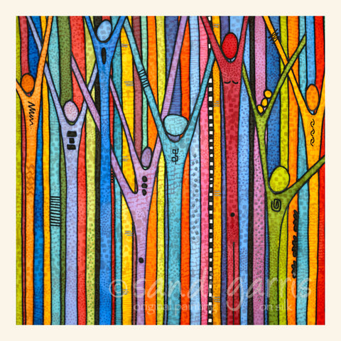Rain Dance  20 x 20