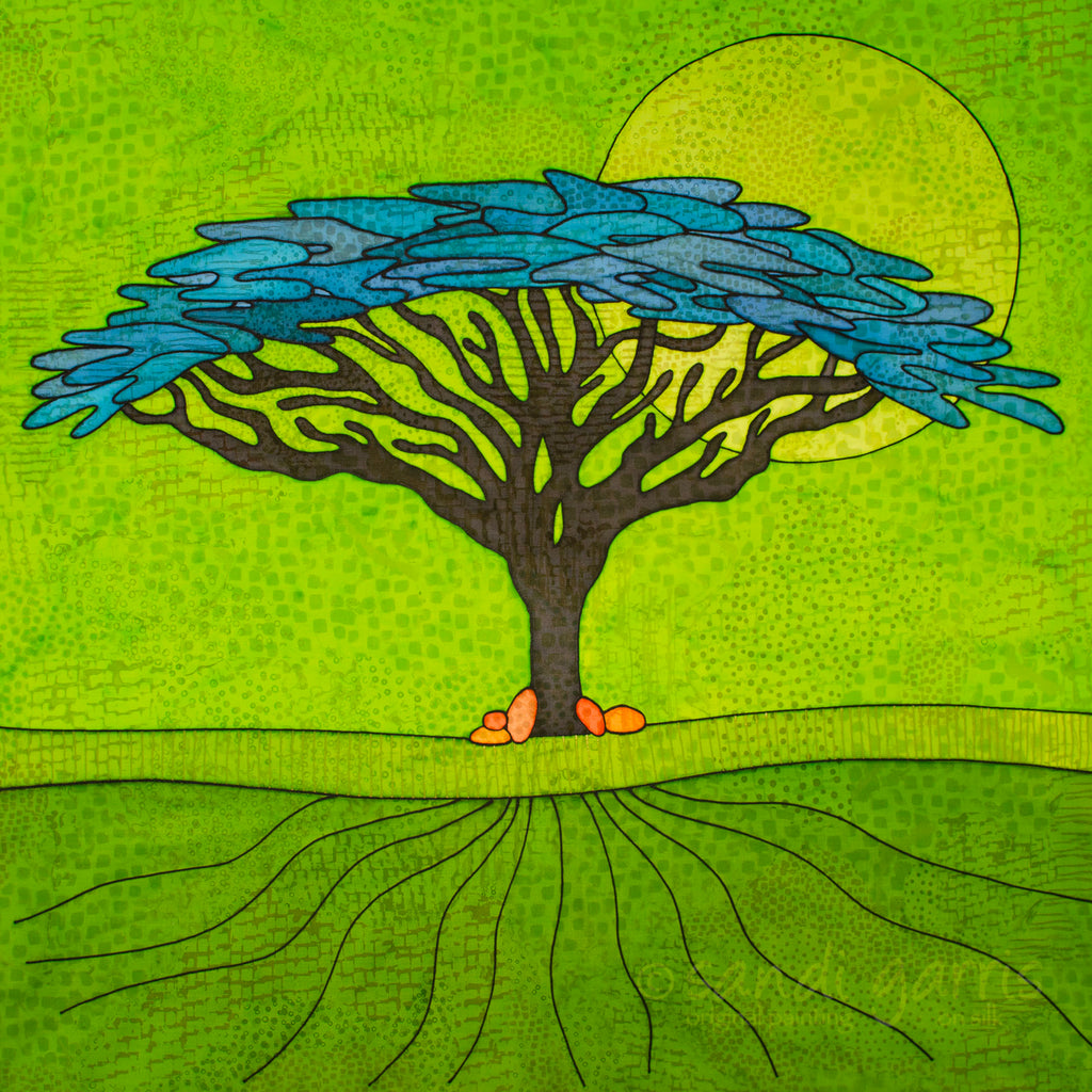 Rooted - Green  30 x 30