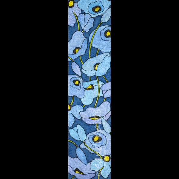 Wild Poppies - Blue  8X32