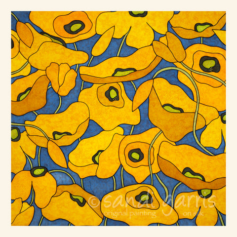 Wild Poppies 30 x 30