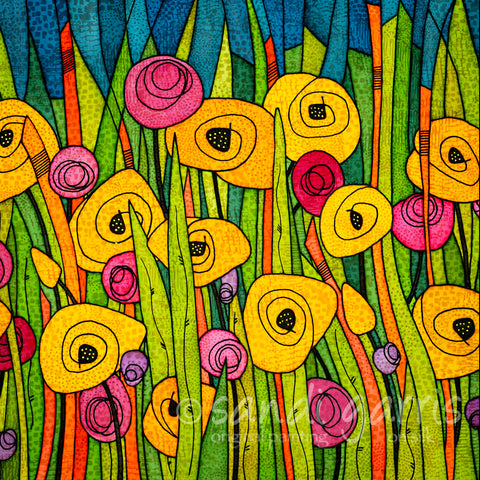 Wildflowers  20X20