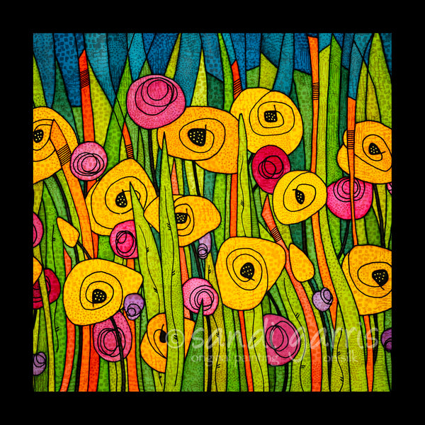 Wildflowers  20X20