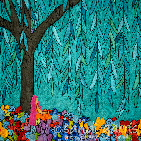 Willow's Garden  16X16