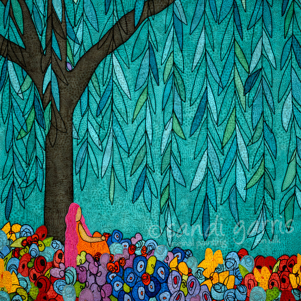 Willow's Garden  12X12