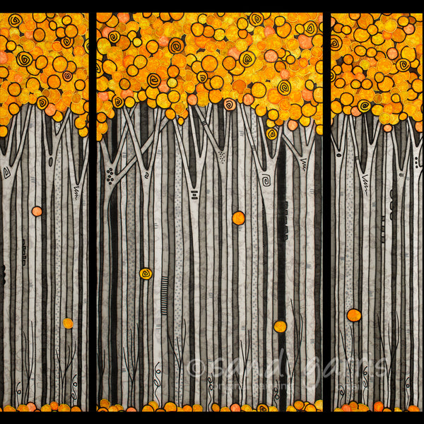 Aspen Autumn Triptych