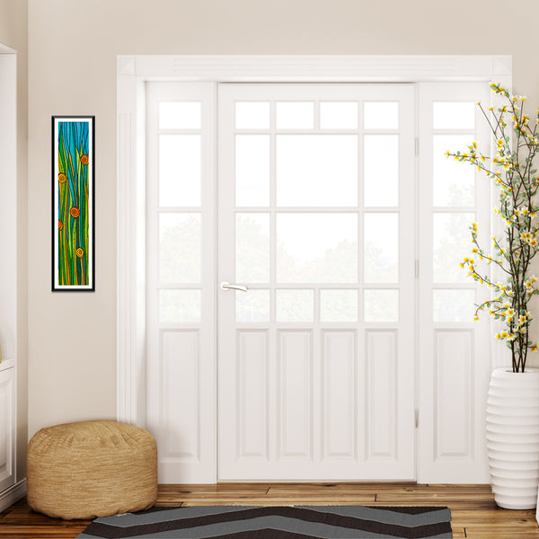 Orange Poppies  10 x 32